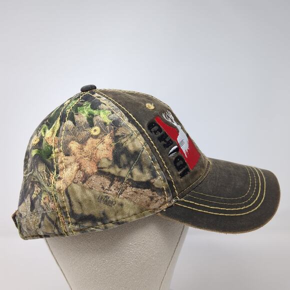 Idaho Deer Silhouette Strapback Baseball Cap Multi One Size Port Authority - Picture 5 of 9